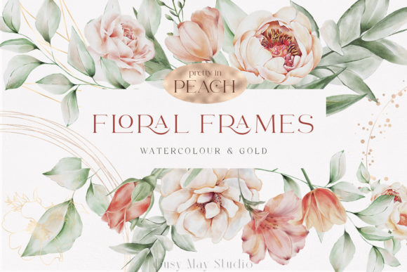 Download Flowers Rose Gold Geometric Frames PNG - Geometric Collection