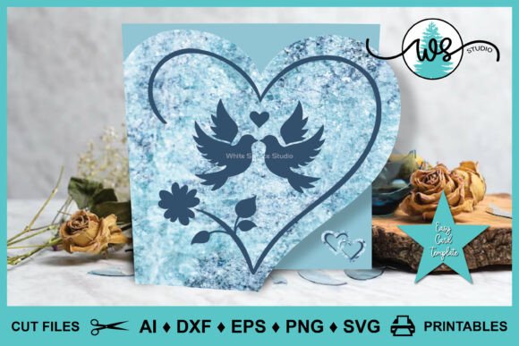 Download Wedding Anniversary Card Template SVG - Card Collection