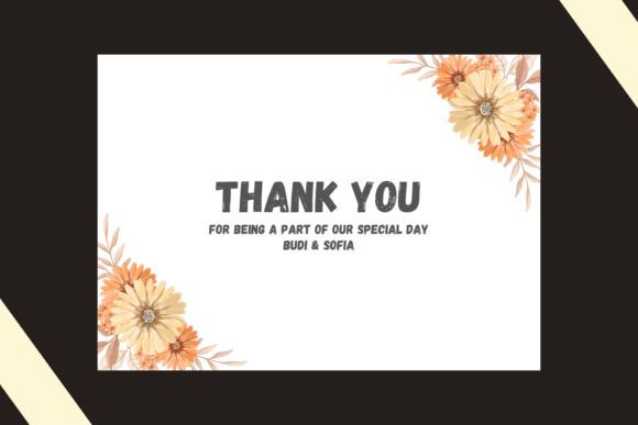 Download Thank You Card for Wedding Template - Card Collection